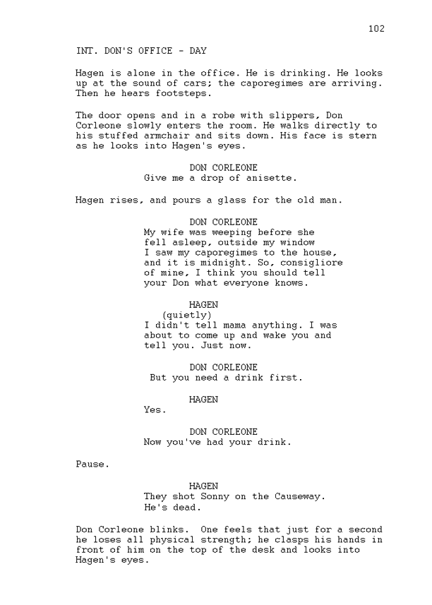 Proper format to write a movie script